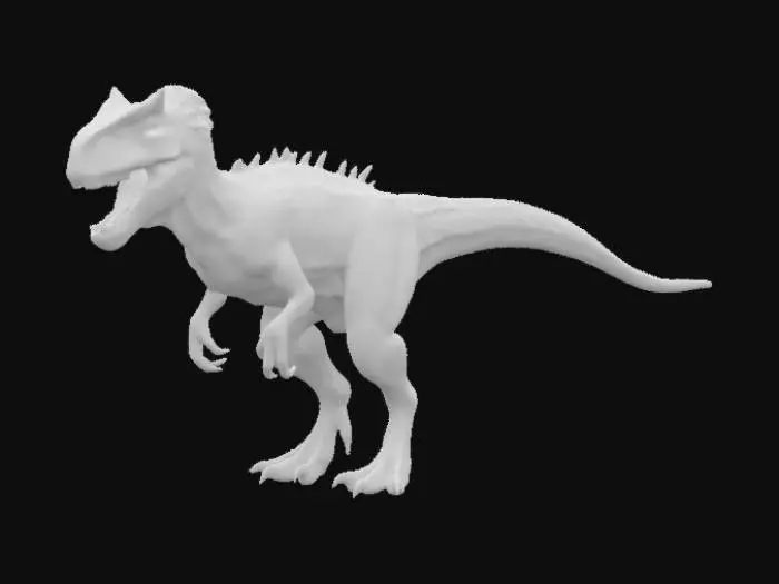 3D model for Blue Dinosaur Roar