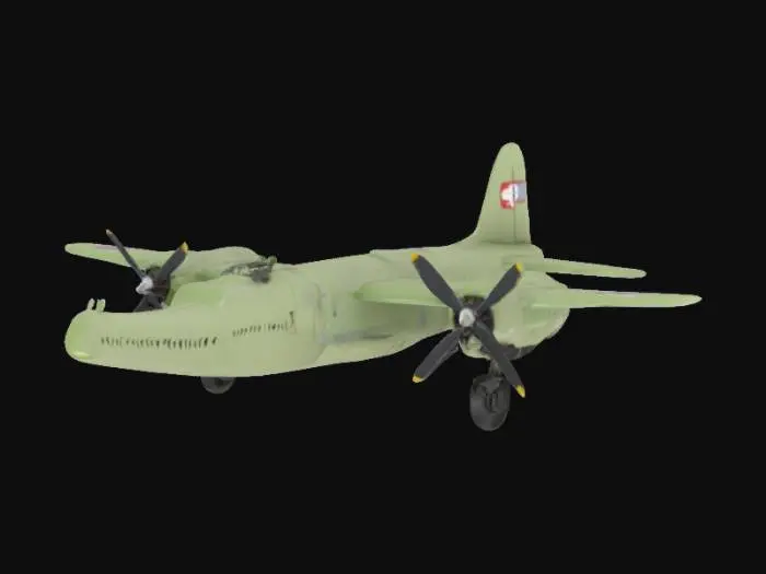 3D model for Bombardino Crocodillo, a hybrid between crocodile and bomber plane with crocodile head, plane fusselage and wings, two properel engines, crocodile tail and keggs, meme, plane crocodile, hybrid, vehicle, model, good symethry, high quality, military 4k 