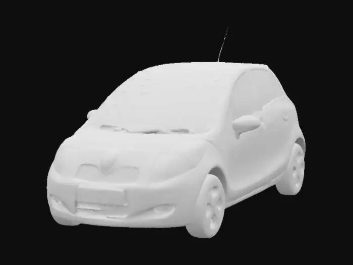 3D model for Silver Hatchback