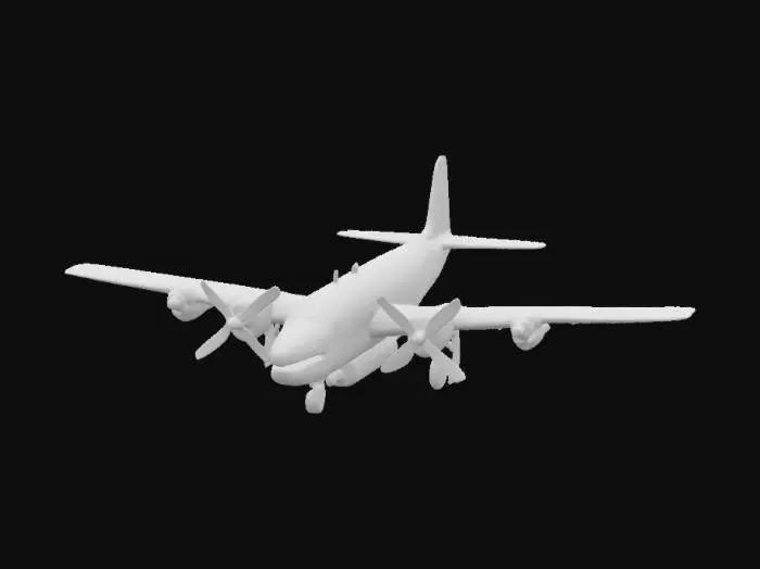 3D model for Bombardino Crocodilo, a big silver bomber plane with green crocodile head and tail, with bomb under its fuselage and big teeth, 4k textures, good mesh, two propeler engines, 4k textures, good symethry, meme, realistic