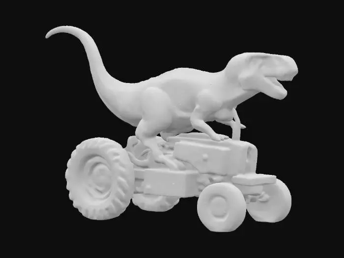 3D model for Jurassic Tractor
