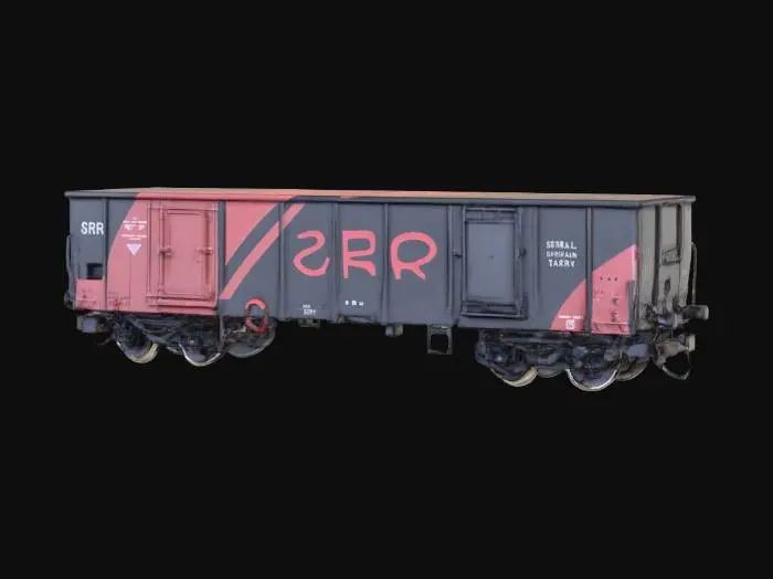 3D model for SRR Freight Wagon Model