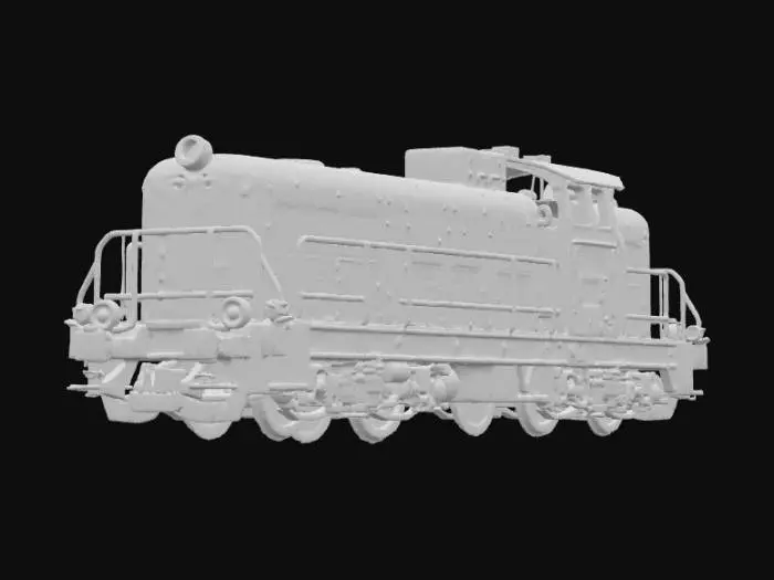 3D model for Green SM42 Locomotive