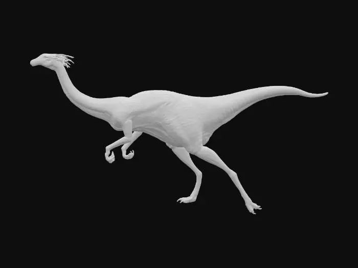 3D model for Gallimimus Illustration