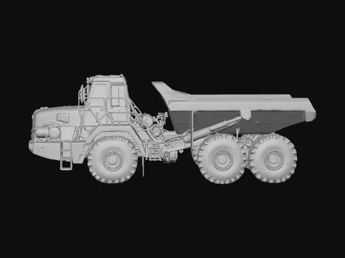 3D model for Yellow Dump Truck
