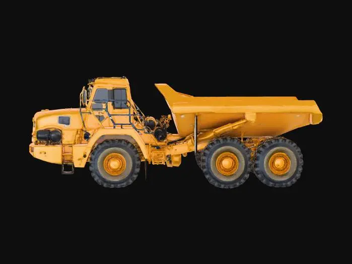 3D model for Yellow Dump Truck