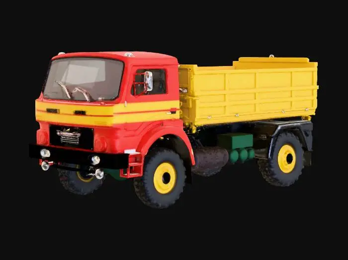 3D model for Colorful CSEPEL Truck