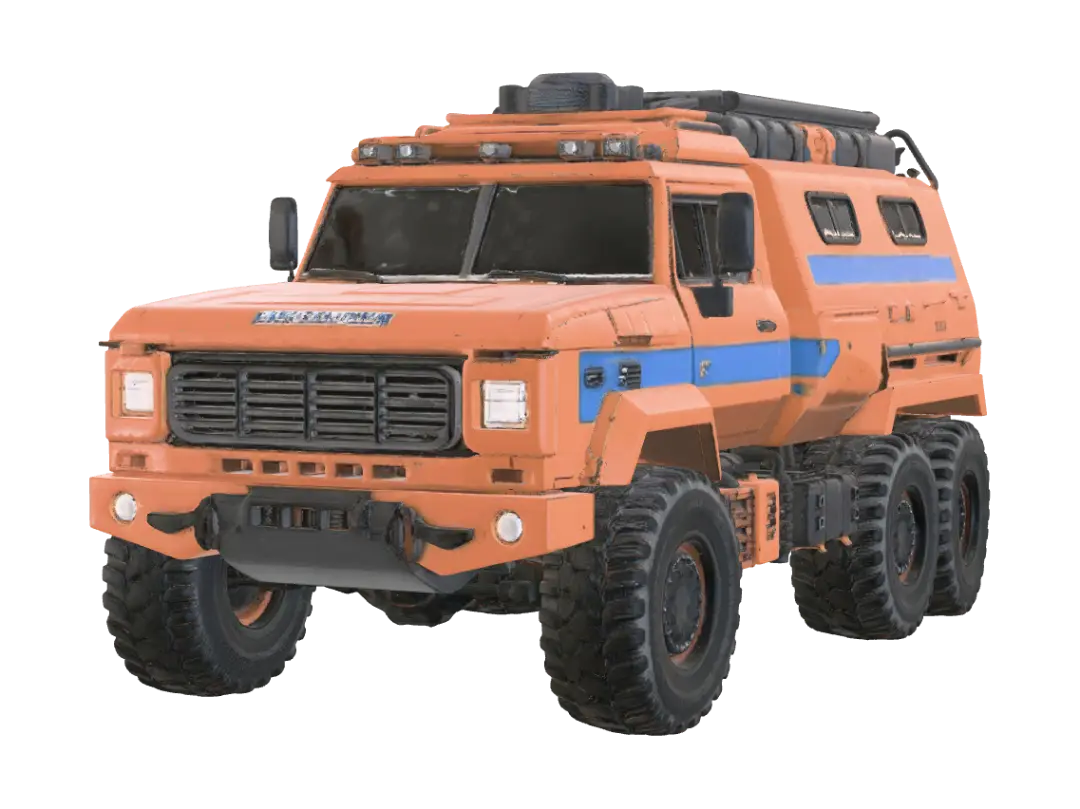 Arctic Explorer - Expedition 3D model, vytvořený pomocí AI