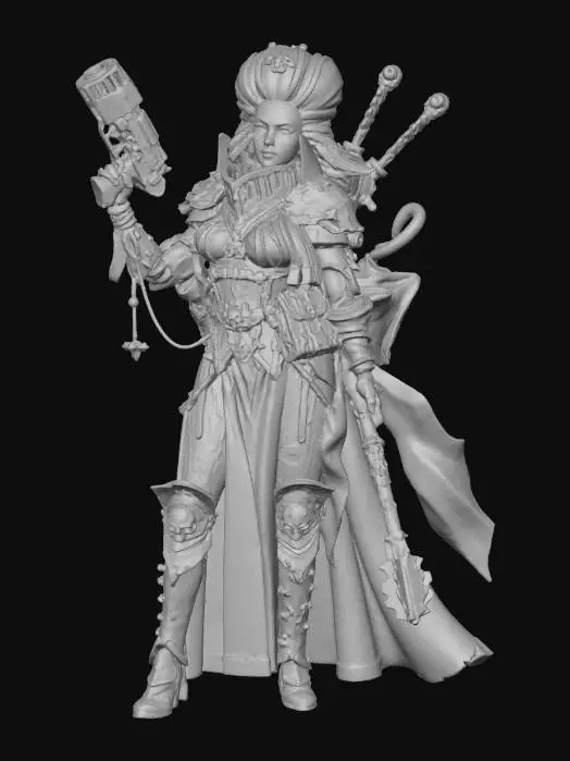 3D model for Battle Cleric