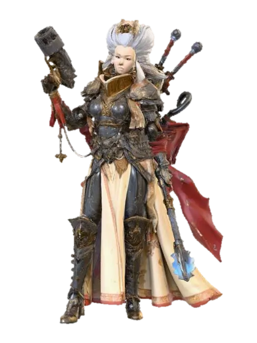 Battle Cleric - Warhammer40k 3D model, vytvořený pomocí AI
