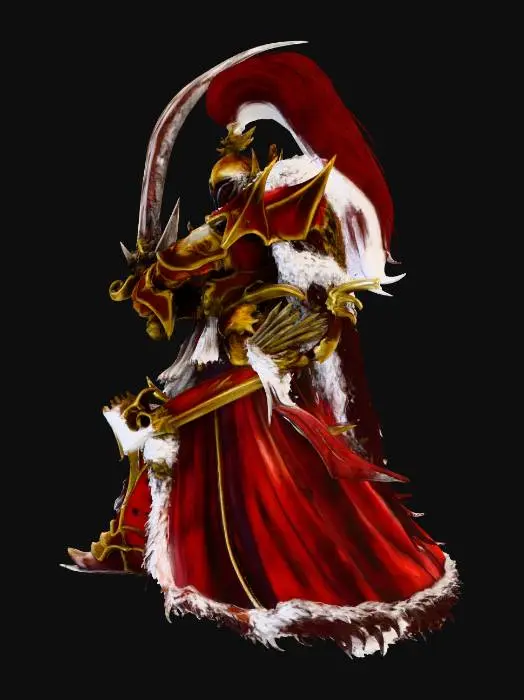 3D model for Crimson Warlord