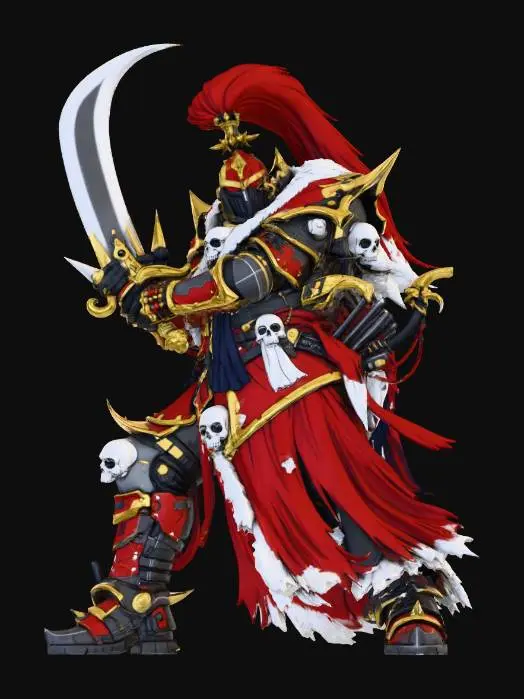 3D model for Crimson Skull Knight