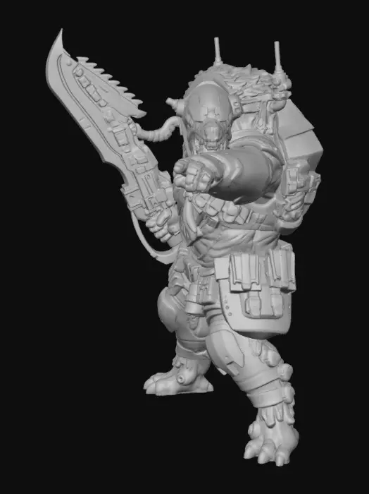 3D model for Warrior's Roar