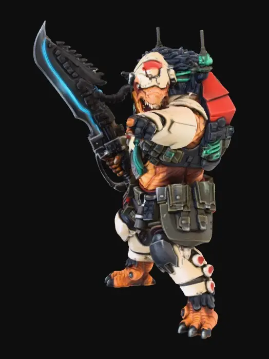 3D model for Warrior's Roar