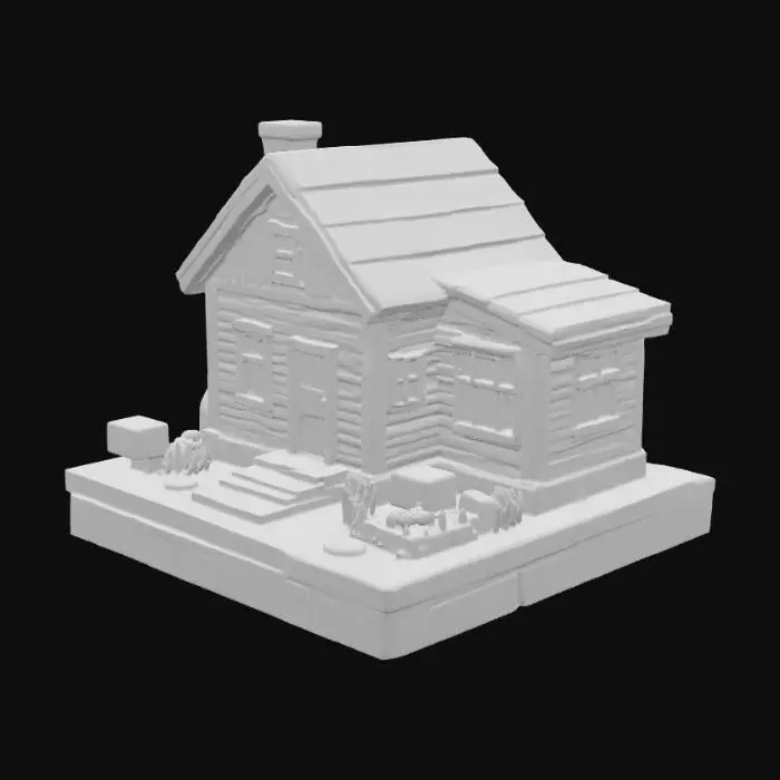 3D model for Cozy Cubic Cabin