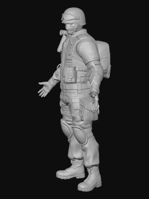 3D model for Shadow Ops SWAT Operator