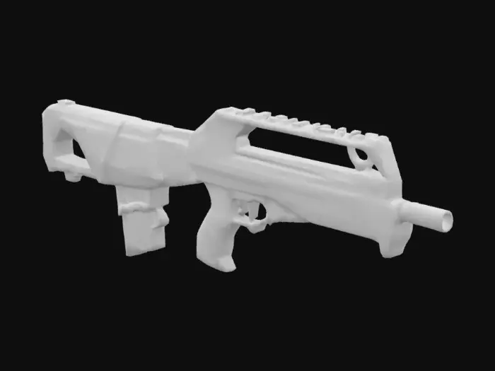 3D model for Sci-Fi FAMAS - Valiant Style