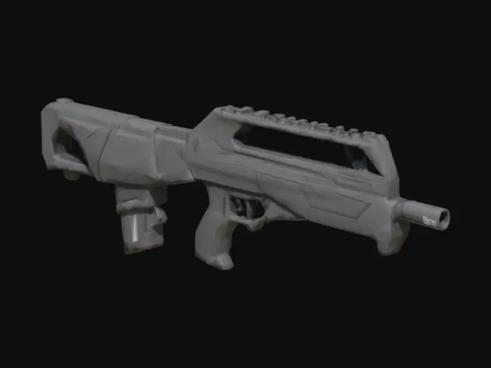 3D model for Sci-Fi FAMAS - Valiant Style