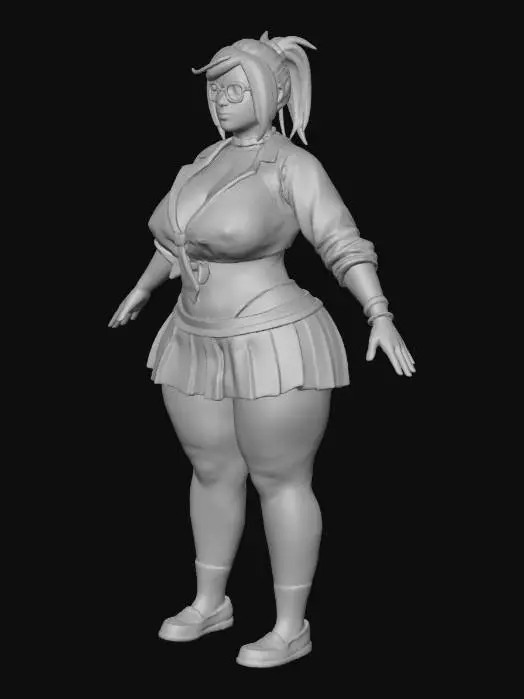 3D model for Character with an Egg Device