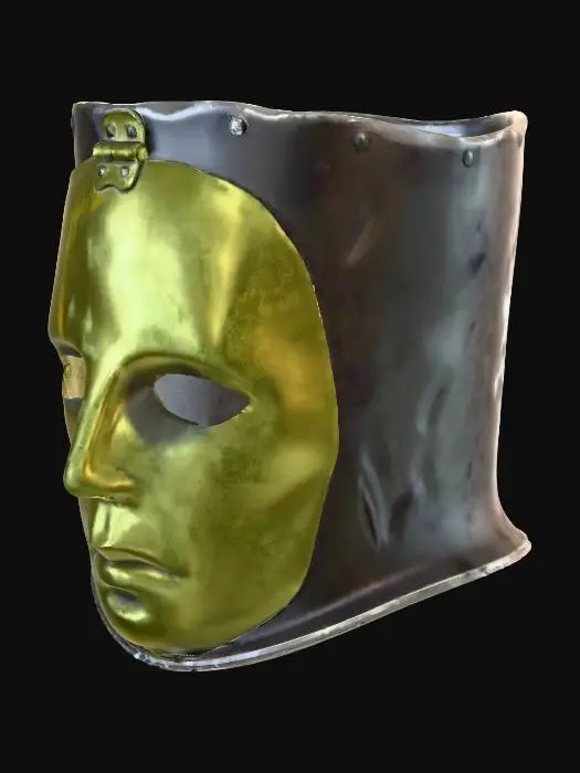 3D model for Golden Knight Mask