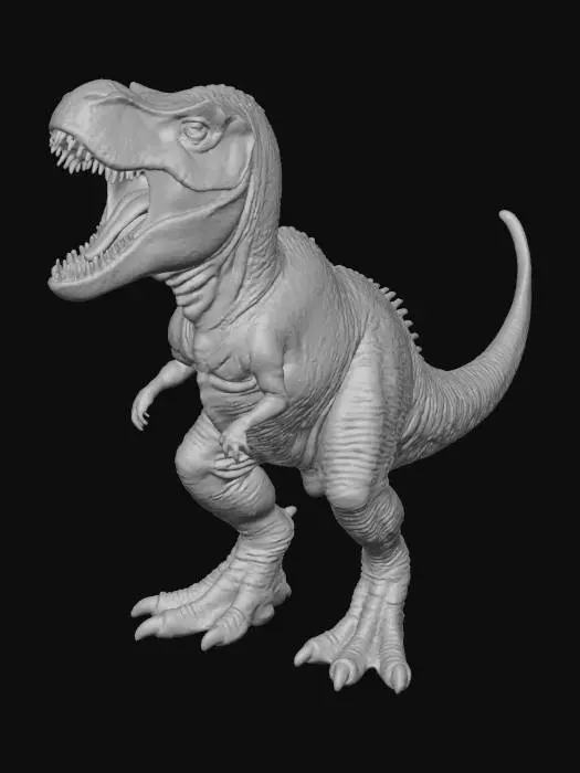 3D model for Dinosaurus, T-Rex, Big, T-Rex mengaum