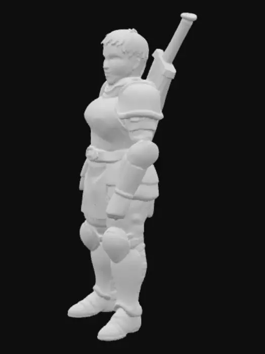 3D model for Warrior of Valor