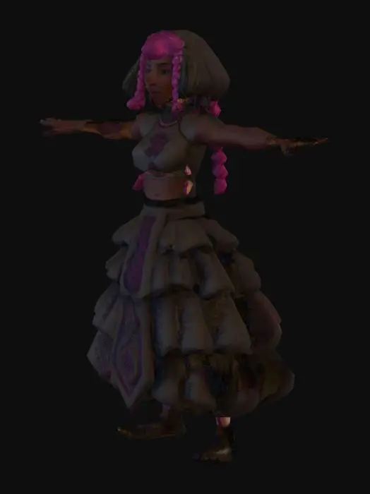 3D model for Mystical Warrior
