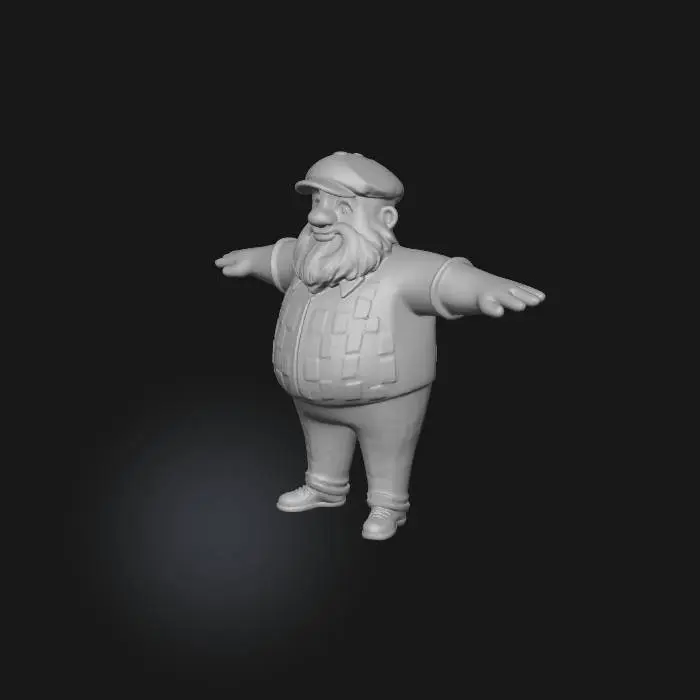 3D model for Happy Lumberjack
