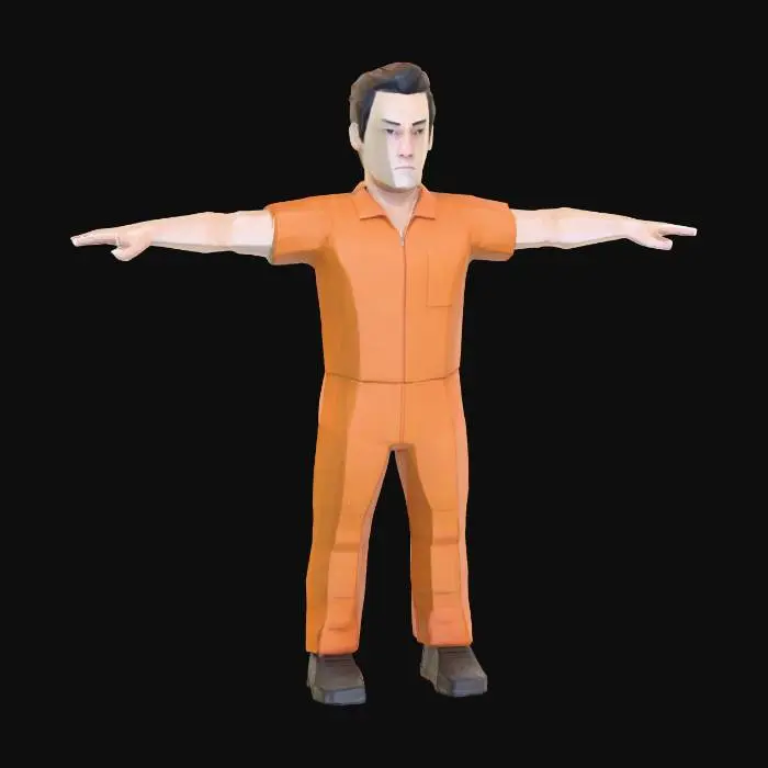3D model for Polygon Prisoner Pose