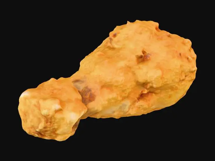 3D model for Crispy Delight, #food#