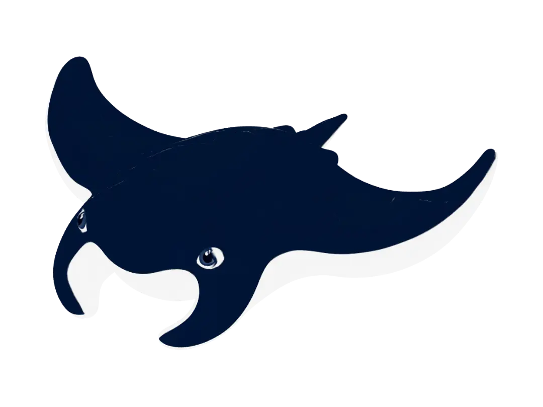Stylized Manta Ray - Surface 的 AI 生成 3D 模型
