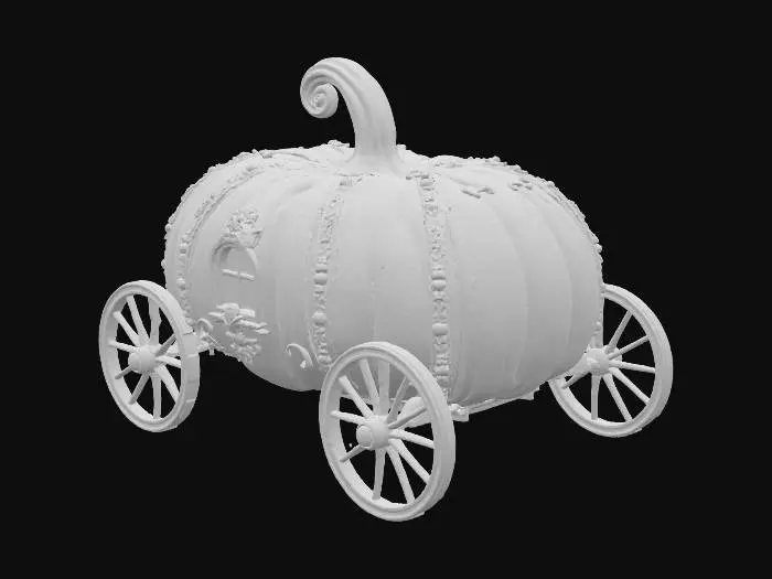 3D model for Pumpkin Carriage Fantasy