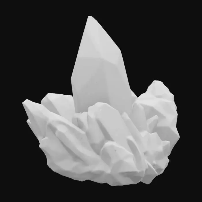 3D model for crea un cristallo, gemma