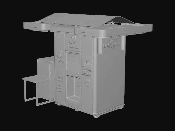 3D model for Deliveroo Vending Stall