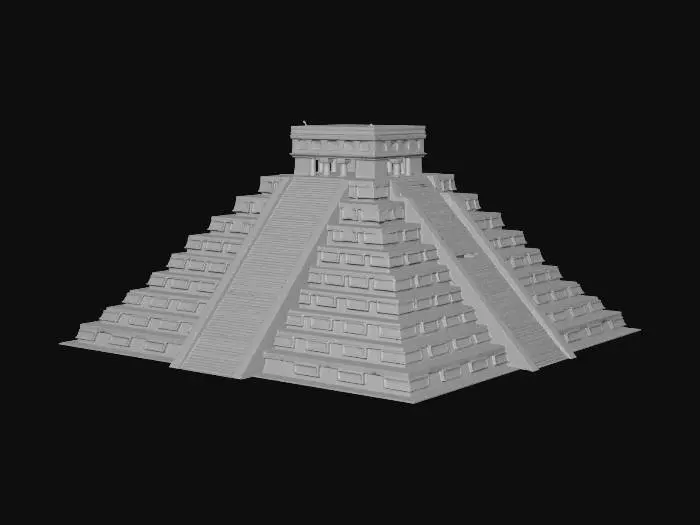 3D model for El Castillo at Chichén Itzá