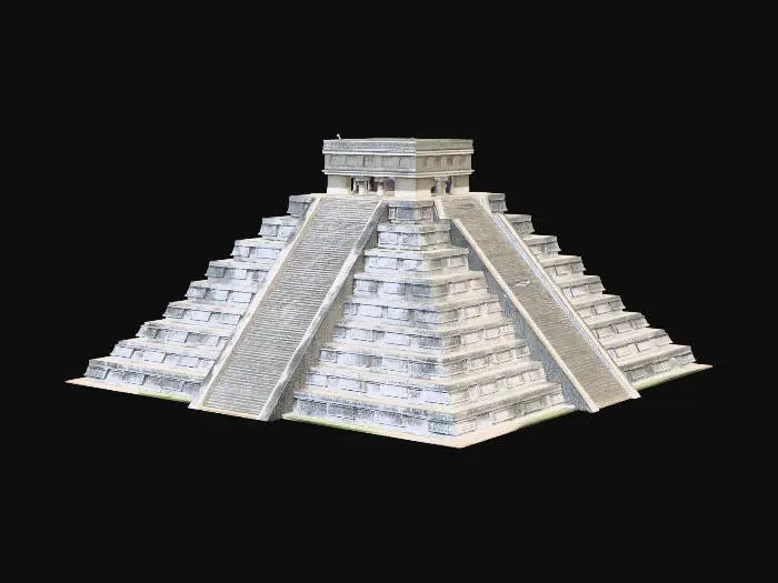 3D model for El Castillo at Chichén Itzá