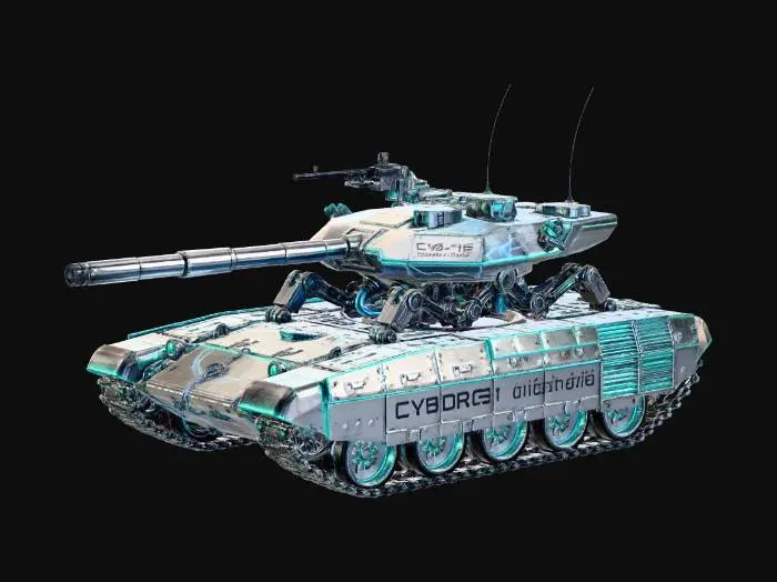 3D model for Cyborg 75 Combat Unit