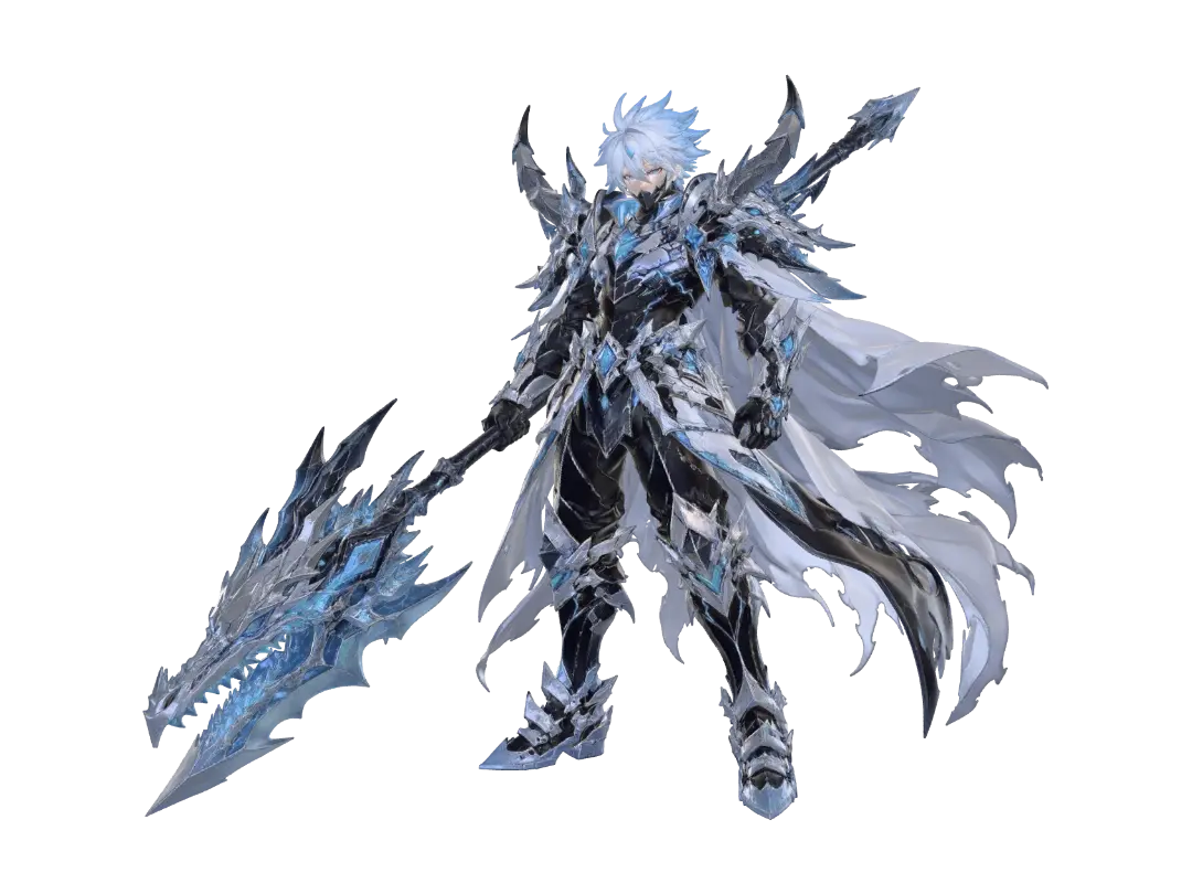 Azure Stormblade - Stormy 3D model, vytvořený pomocí AI