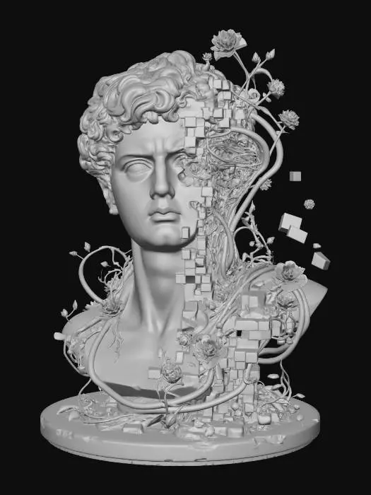 3D model for Fragmented Muse