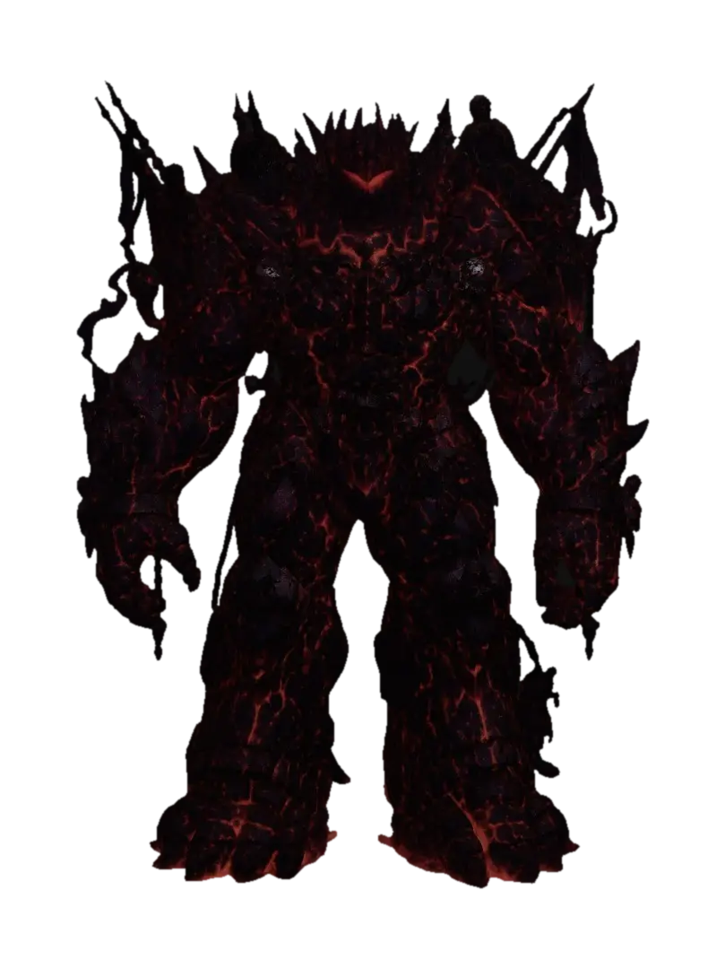 Infernal Colossus - Hulk 3D model, vytvořený pomocí AI