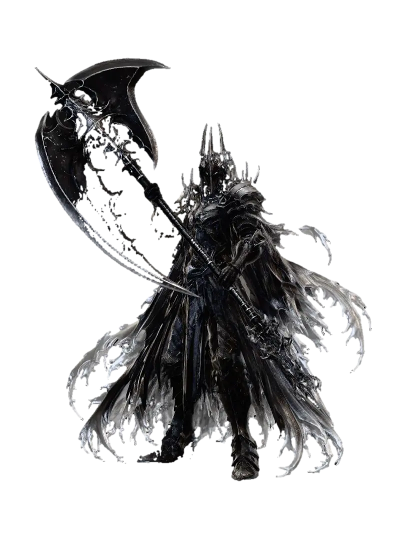 Obsidian Doom Knight model 3D, wygenerowany przez AI