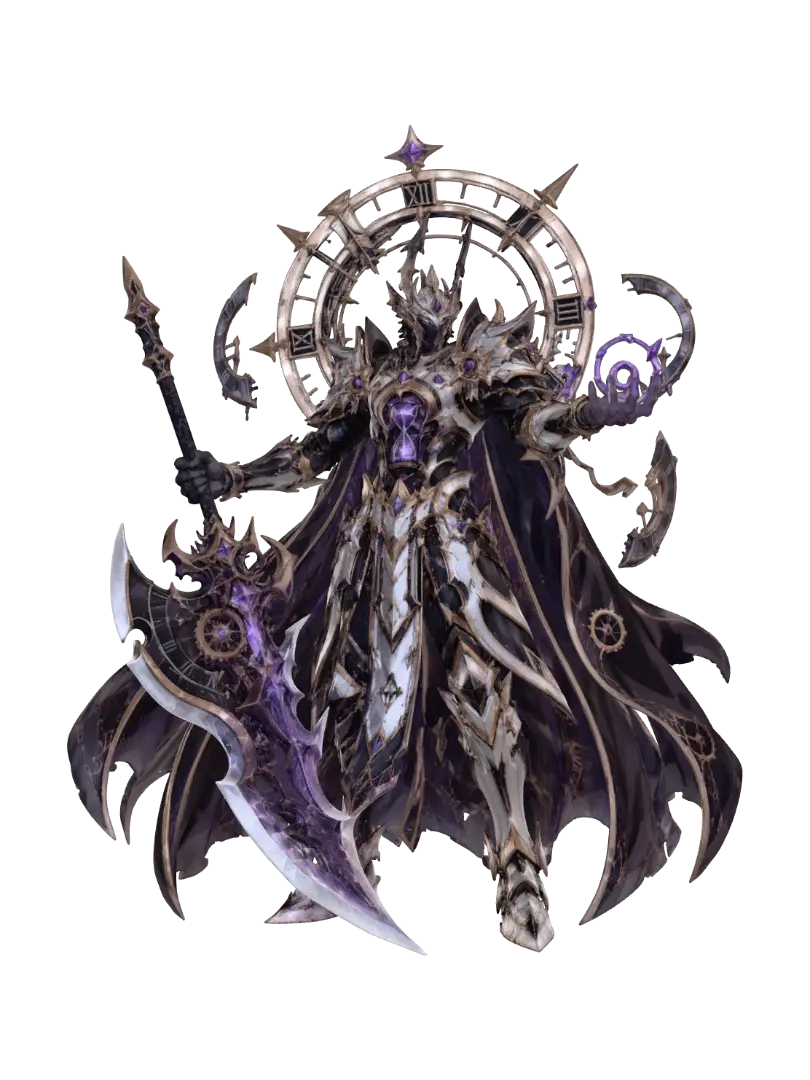 Chronarch of the Violet Eclipse - Robes 3D model, vytvořený pomocí AI