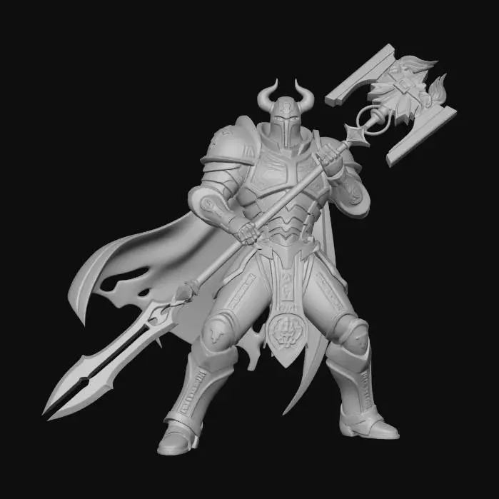 3D model for Runic Storm Knight