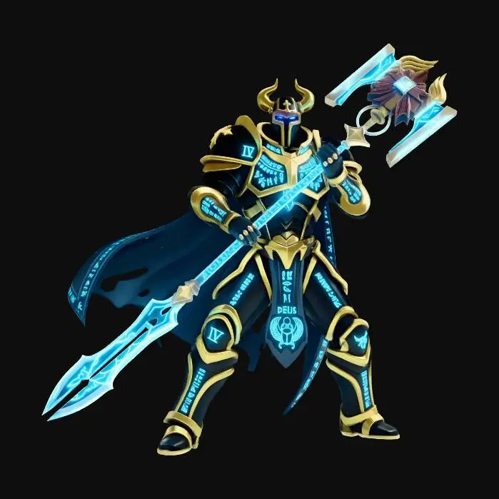 3D model for Runic Storm Knight
