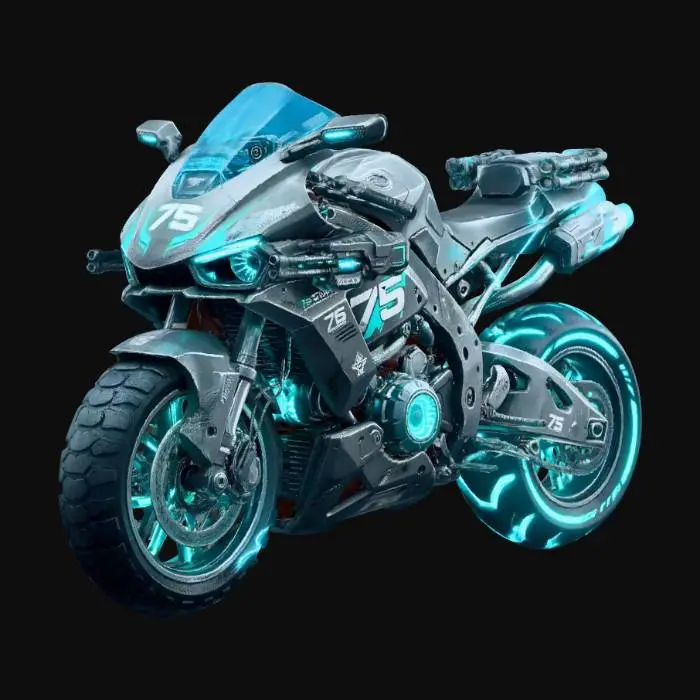 3D model for Neon Thunderbike 75