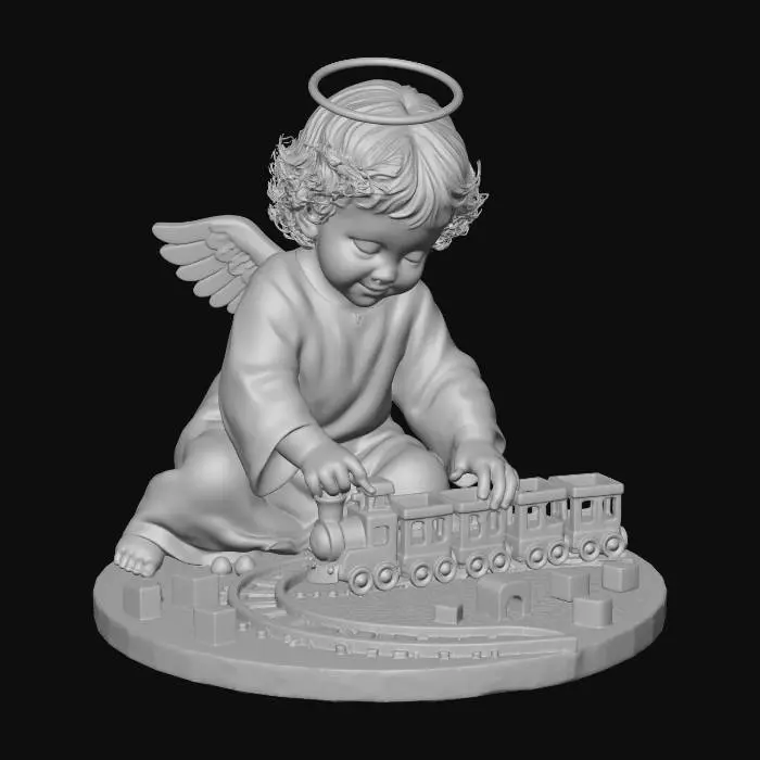 3D model for Angel and the Toy Train