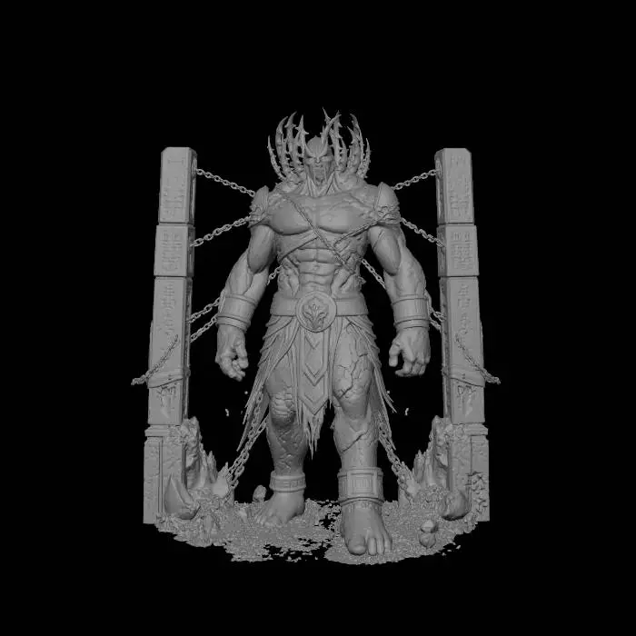 3D model for Chainbound Colossus