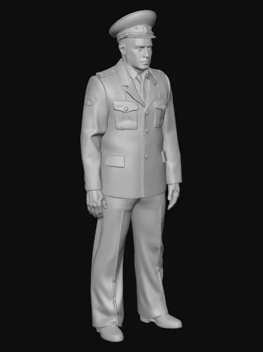 3D model for Officer in Uniform