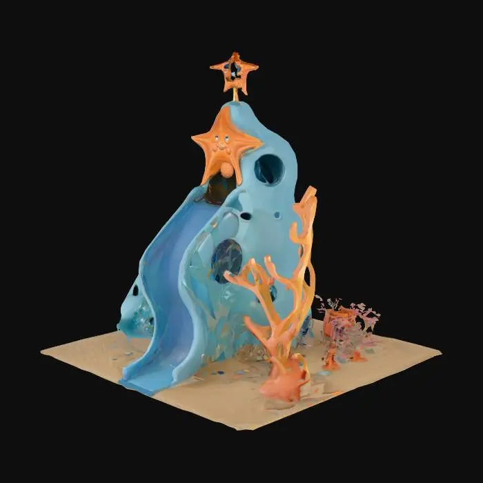 3D model for Starry Slide Abode