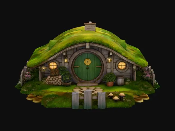 3D model for Hobbit Haven
